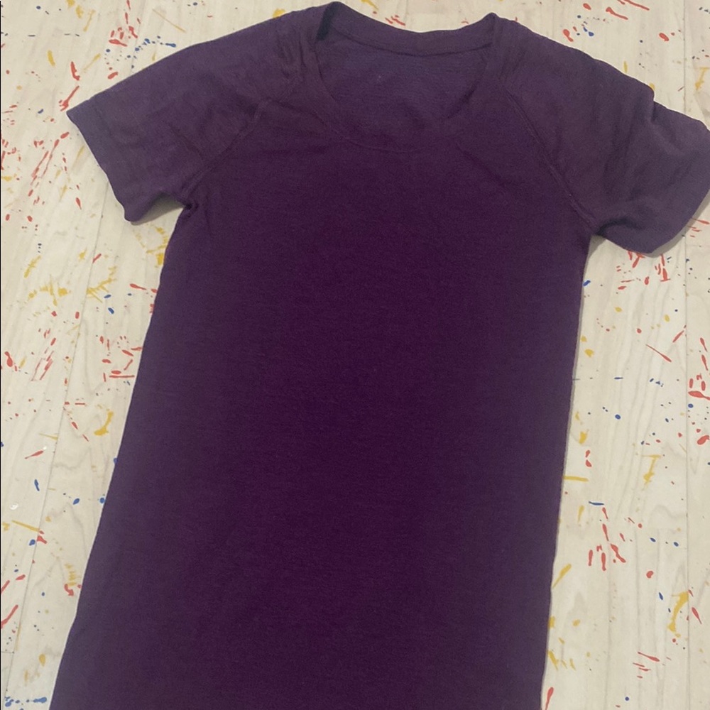 lululemon size 0 purple swiftly tech